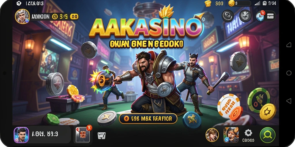 Tangkapan layar utama AAKASINO menampilkan momen strategi permainan yang memukau.