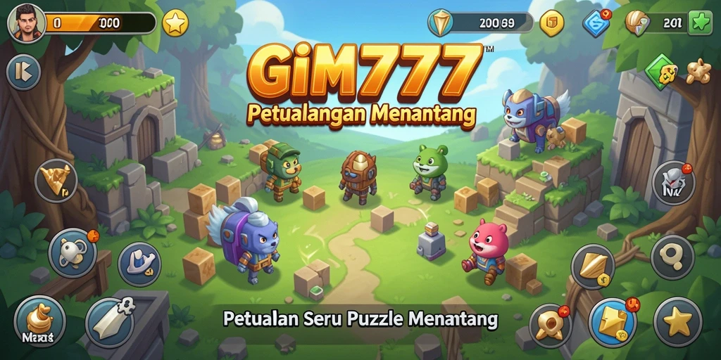 Tampilan gameplay GIM777 yang menarik dan penuh warna.