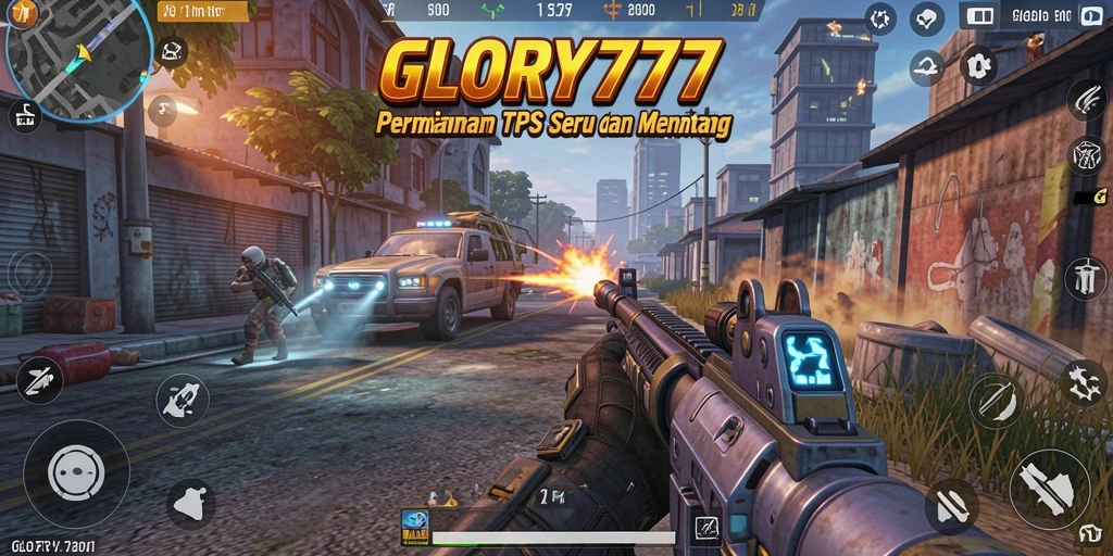 Screenshot gameplay GLORY777 menampilkan aksi seru dan grafis yang memukau.