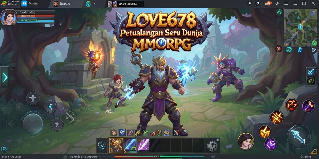 Tampilan gameplay <strong>LOVE678</strong> yang menakjubkan dalam petualangan MMORPG.