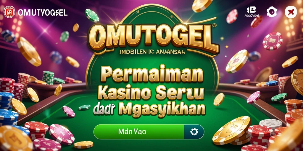 Tampilan antarmuka permainan Kasino yang menarik di OMUTOGEL.
