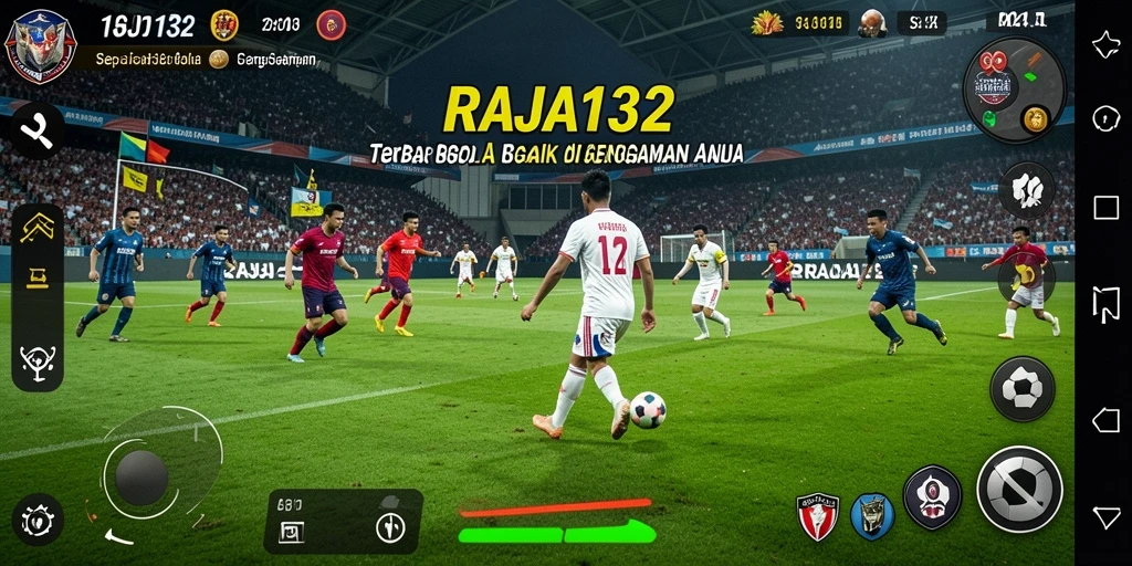 Tampilan menarik dari pertandingan Sepak Bola di RAJA132.