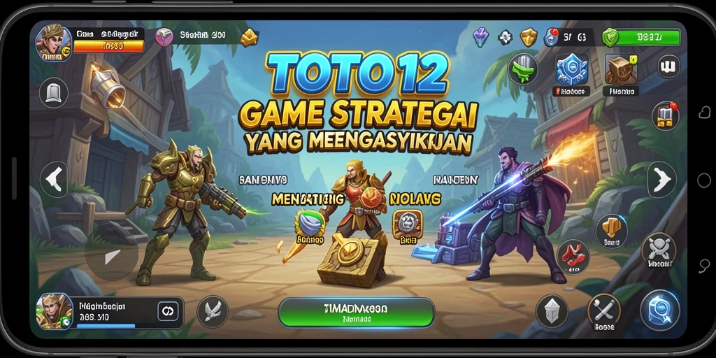 Tampilan gameplay TOTO12 yang menarik dengan elemen strategi yang mendebarkan.